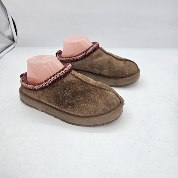 UGG Tazz Platform Slippers Sand Size 6 Women Suede Cozy Fashionable Slip-On - Picture 12 of 15